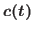 $c(t)$