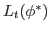 $L_t(\phi^*)$