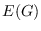 $E(G)$
