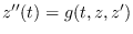 $z''(t)=g(t,z,z')$