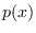 $p(x)$